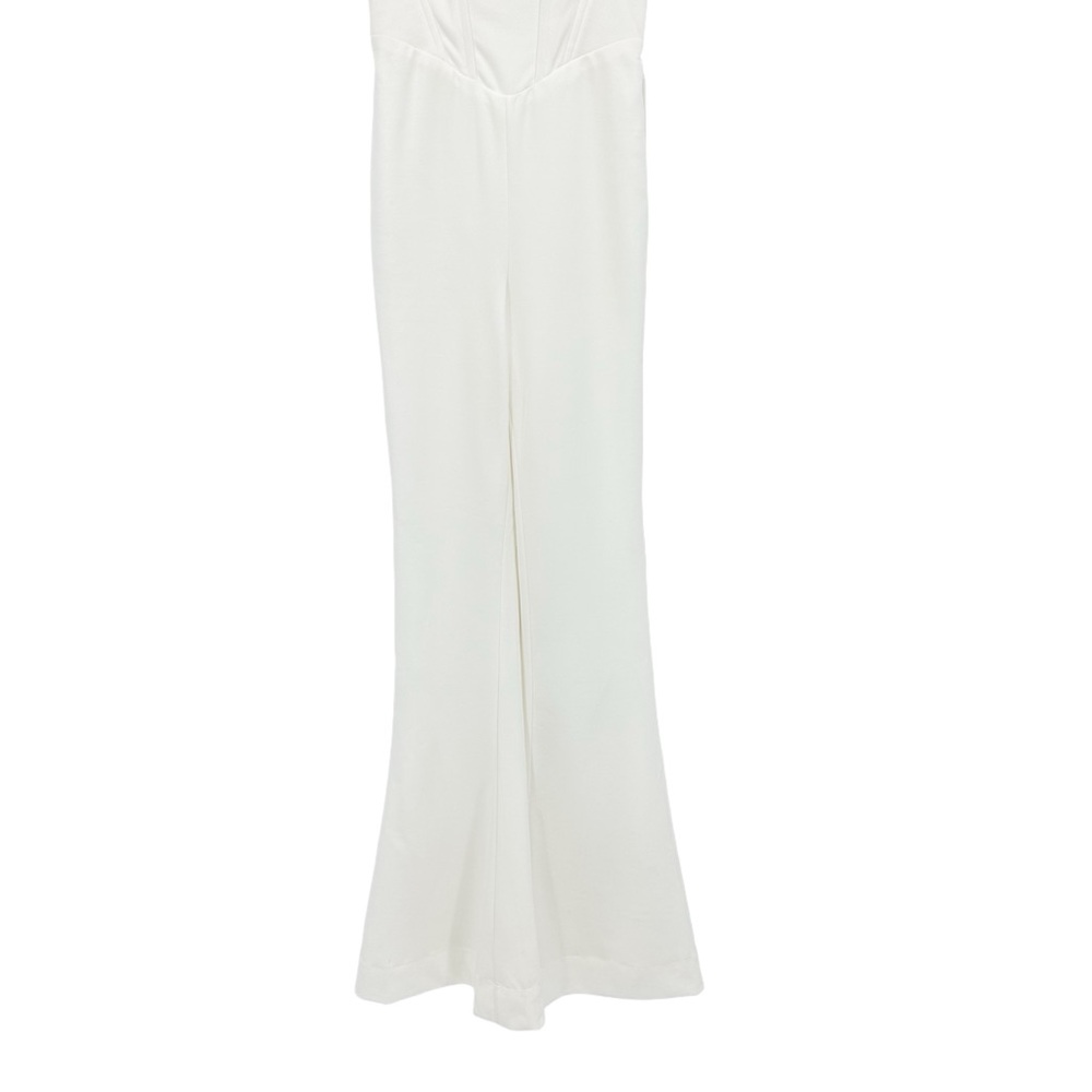 Show Me Your Mumu White Nina Jumpsuit Bridal Reception Rehearsal Extra Small - Picture 5 of 16
